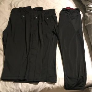 BUNDLE!!!! Dry Fit Fitted Yoga Capris